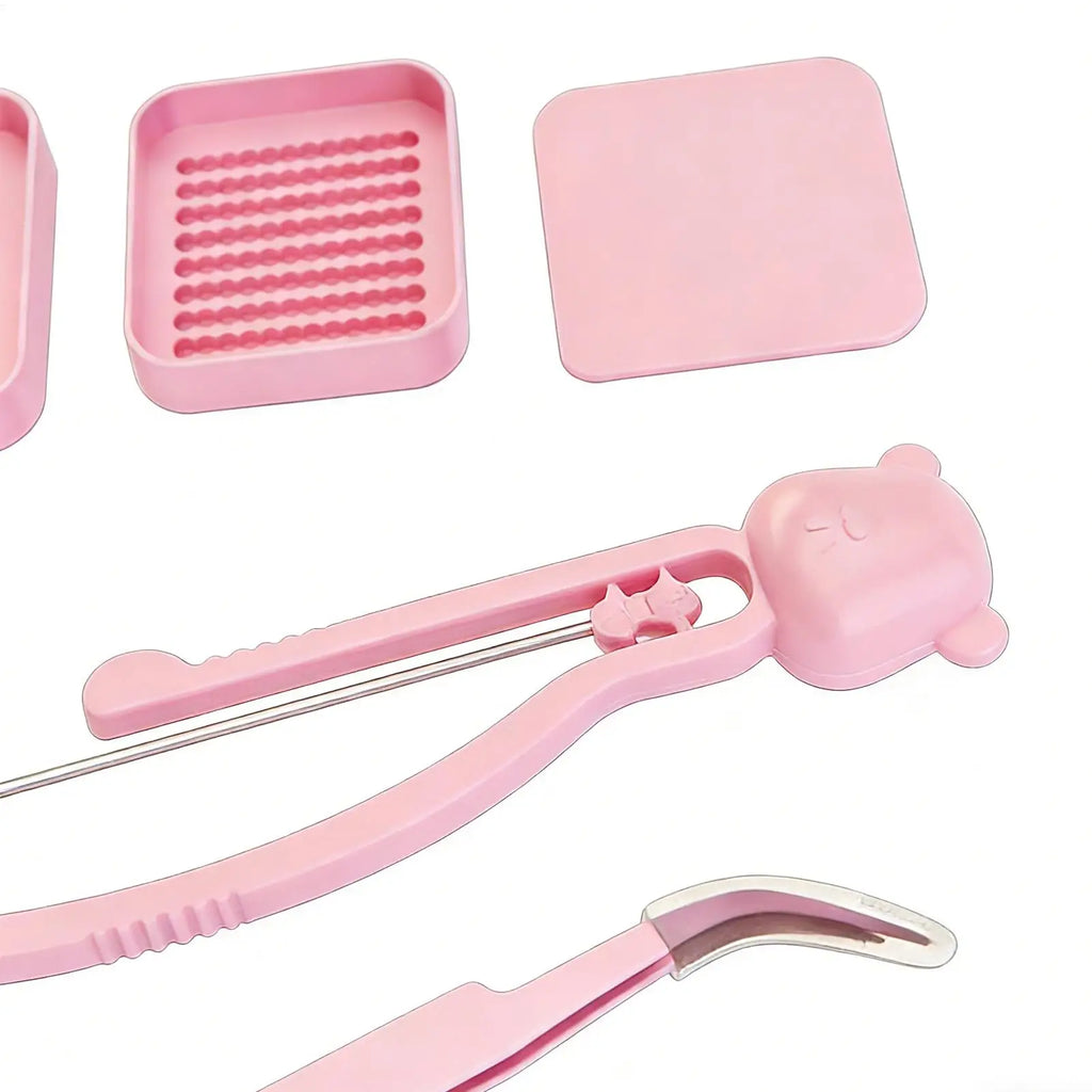 Mini Fuse Bead Tool Kit – 6-Piece DIY Beading Set with Tray Bead Craft Tool Kit Axl