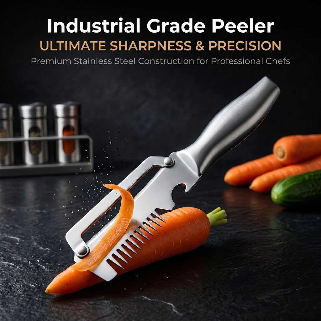Stainless Steel Vegetable Peeler – Non-Slip Multi-Use Kitchen Tool Vegetable Peeler Axl