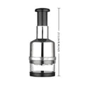 Manual Garlic Press Chopper – Stainless Steel Mincer & Slicer Garlic Press Chopper Axl one size