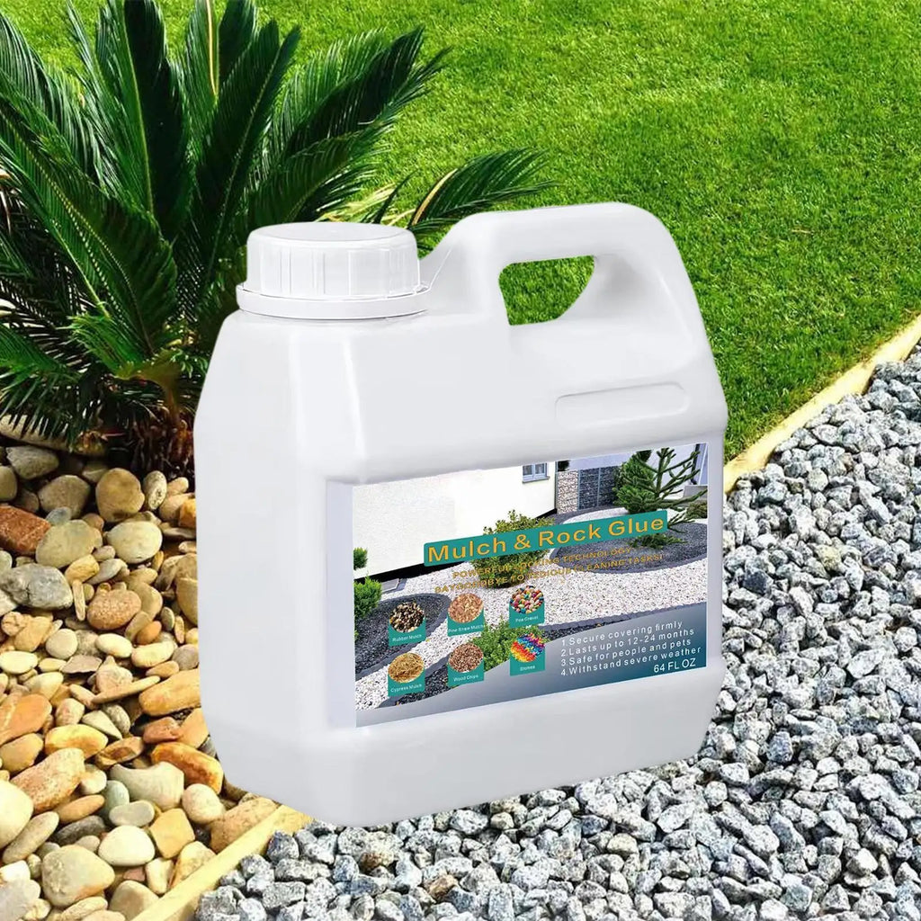 Clear Stone Glue – Quick-Dry Waterproof Landscape Gravel Adhesive Landscape Gravel Adhesive Axl