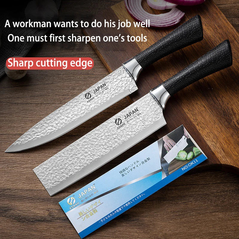 Stainless Steel Chef's Cleaver Knife – Sharp Kitchen Cutting Knife Kitchen Cleaver Knife Axl