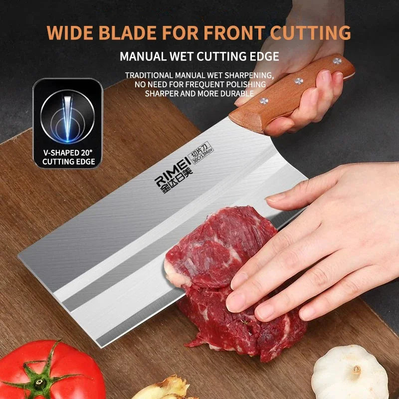 PLYS Stainless Steel Chef's Knife – Sharp Kitchen Cutting Tool Kitchen Chef's Knife Axl