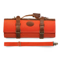 XINZUO 12-Slot Canvas Chef Knife Roll Bag | 2 Zipper Pockets Knife Roll Bag Axl Orange