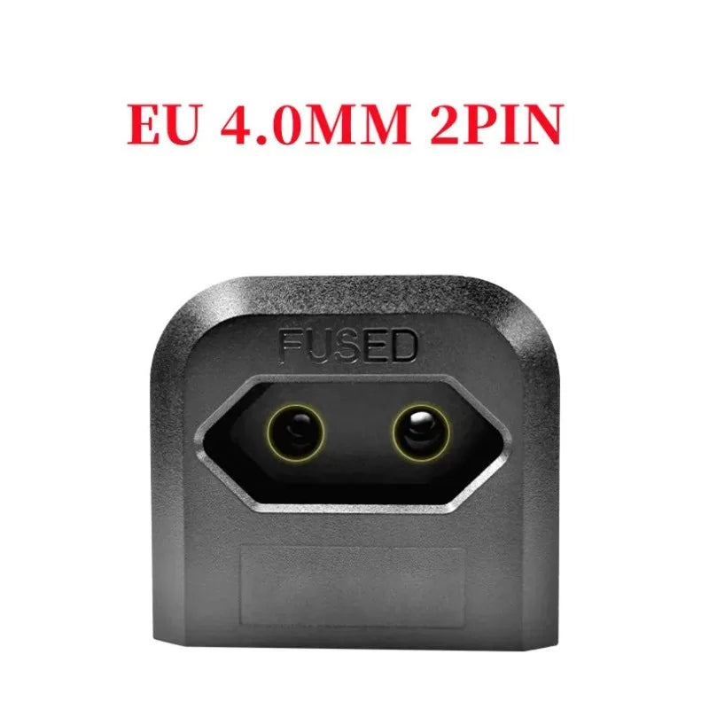 EU 2-Pin to UK/Singapore Type G Plug Adapter – 13A Fuse Travel Plug Adapter Axl