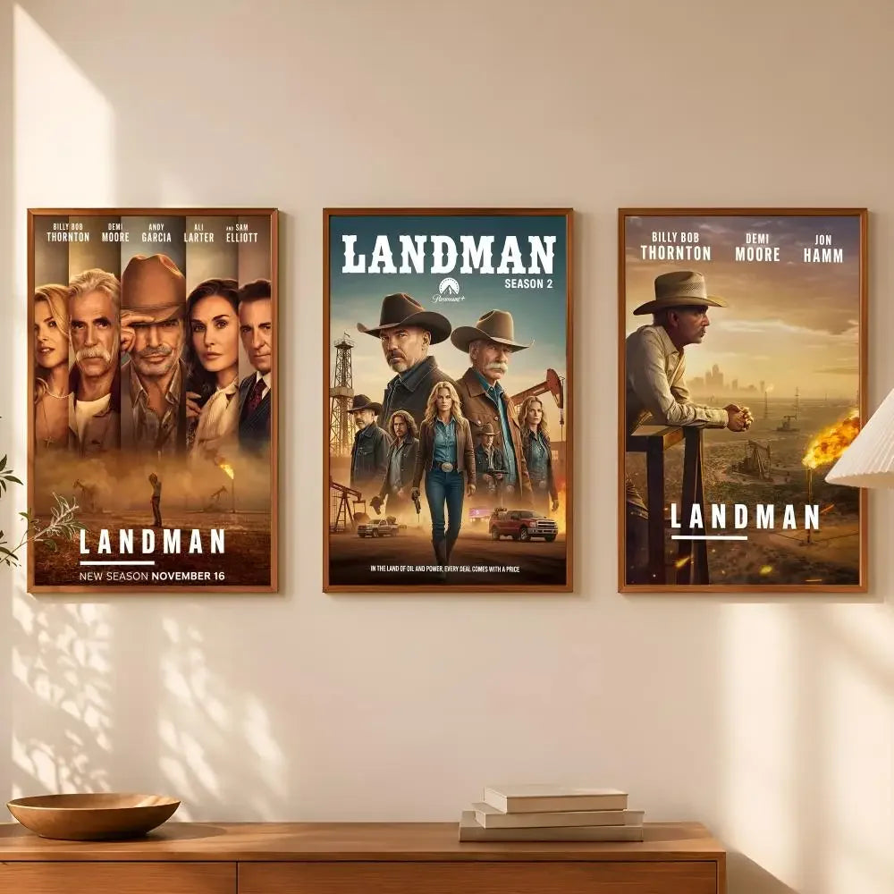 Landman TV Show Self-Stick HD Wall Poster – Waterproof Decor Wall Art Poster Axl