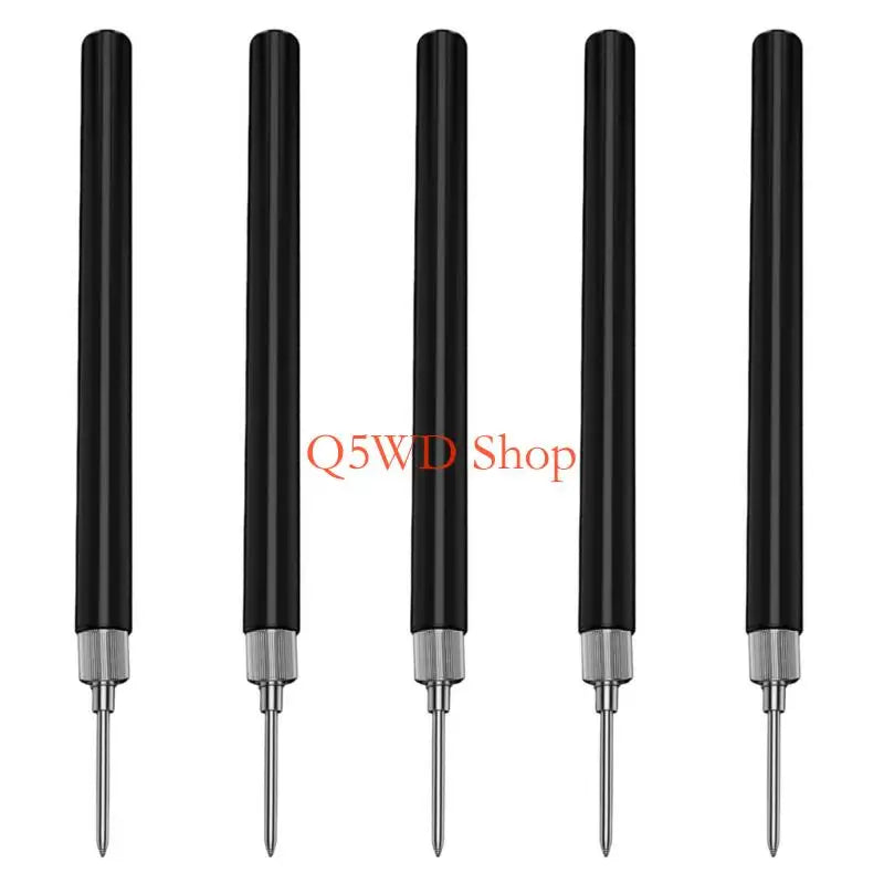5-Pack Multimeter Test Probes – 2mm Tips, 4mm Banana Connectors Multimeter Test Probes Axl Long Black CN