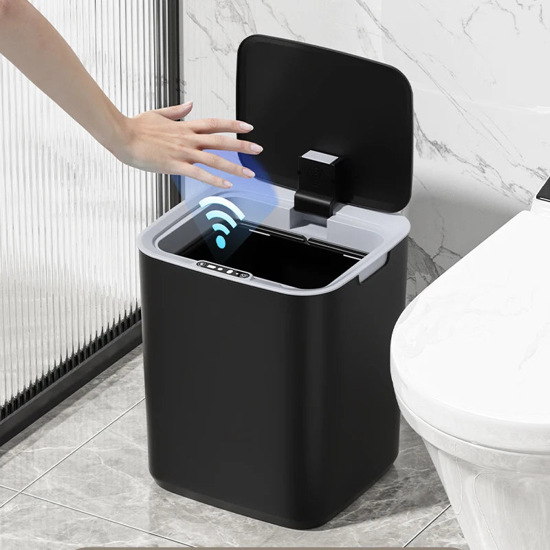 Touchless Smart Trash Can – Auto Sensor Lid Bin for Kitchen Sensor Trash Can Axl