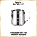 Stainless Steel Milk Frothing Pitcher 350ml 600ml | Latte Jug Milk Frothing Pitcher Axl Pitcher 350ml