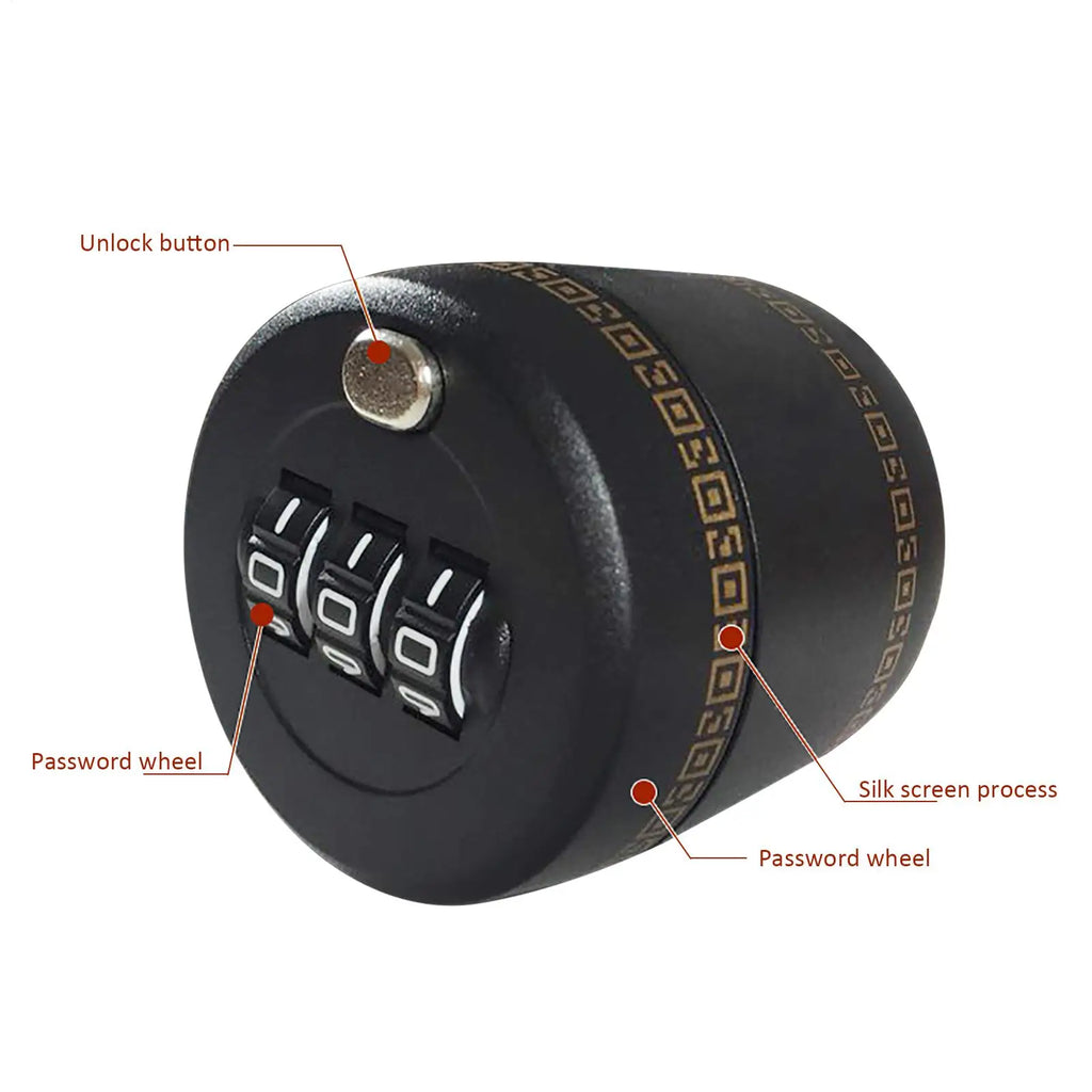 Wine Bottle Combination Lock – 3-Digit Password Stopper Wine Bottle Lock Axl