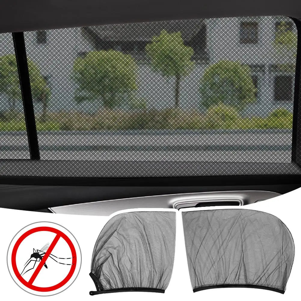 Car Side Window Sunshade Mesh Curtain – Universal SUV Fit Car Window Sunshade Axl