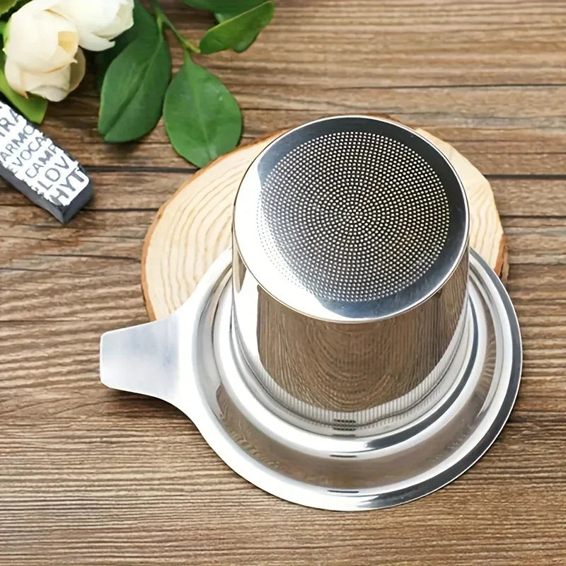 Stainless Steel Tea Filter – Single Mesh Strainer | Precise Brew Tea Strainer Axl