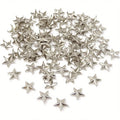 100 Pcs Star Studs & Rivets – DIY Bags, Clothing & Leather Craft DIY Craft Studs Axl silvery