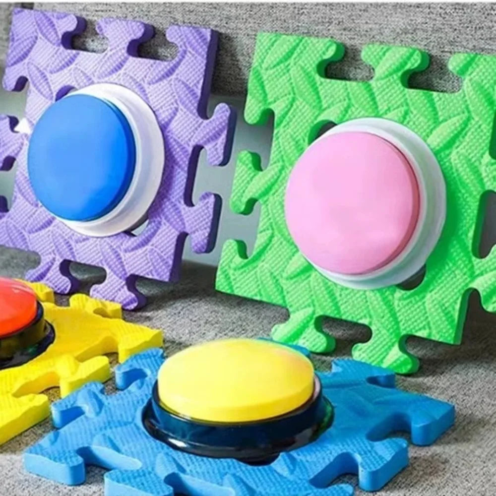 6-Pack EVA Anti-Slip Pet Button Training Fixing Pads – Dogs & Cats Pet Training Mat Axl