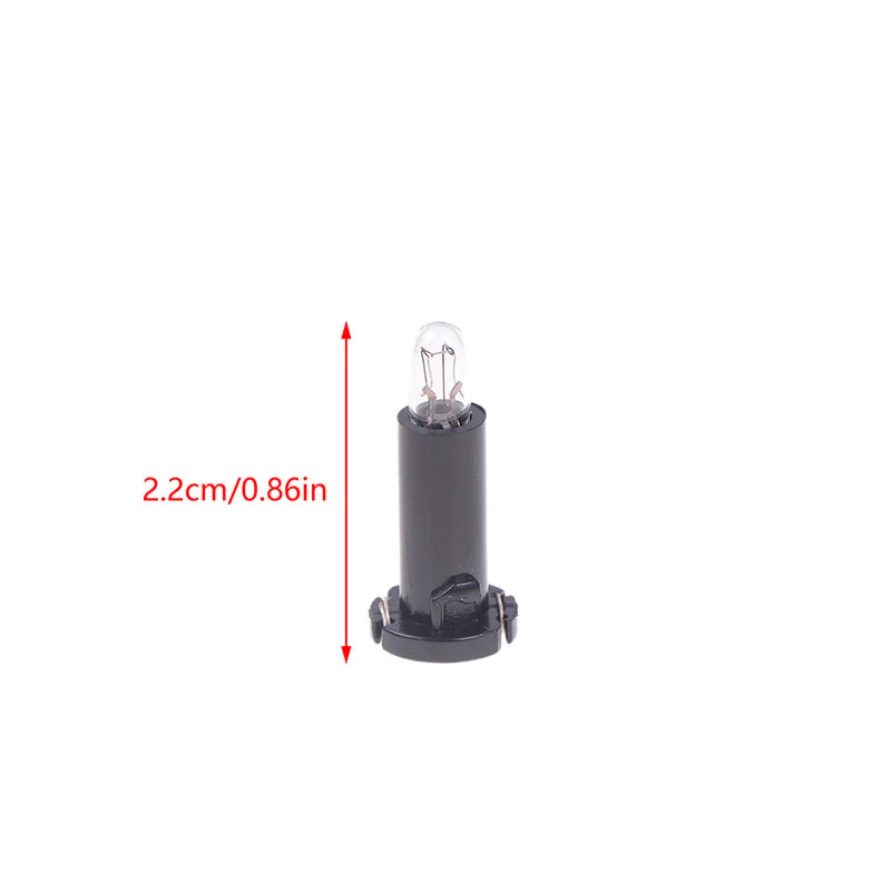 T4 22mm Car Dashboard Bulb 14V 1.4W – Black Socket Lamp Dashboard Bulb Axl