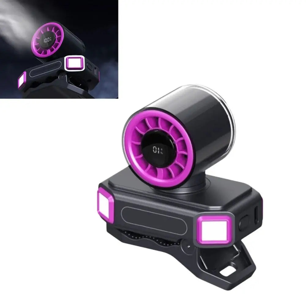 Portable Clip-On Turbo Fan – High Airflow Handheld Blower Portable Clip-On Fan Axl