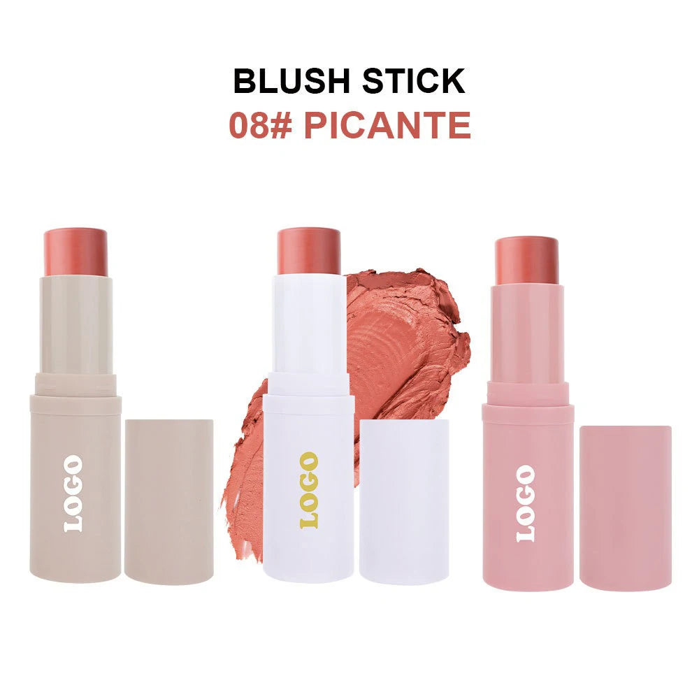 Vegan Waterproof Blush Stick & Highlighter | Private Label Blush Highlighter Stick Axl Blush Stick 08 1pcs NO LOGO