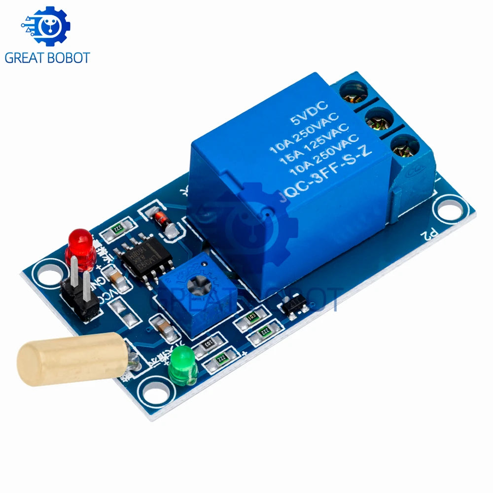 5V/12V Tilt Angle Sensor Relay Module SW520D for Arduino Sensor Relay Module Axl