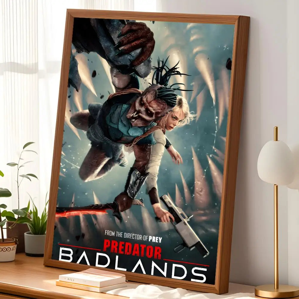 Predator Movie HD PVC Self-Stick Wall Poster – Waterproof Art Wall Art Poster Axl