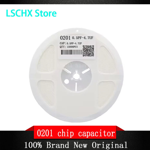 0201 SMD Multilayer Ceramic Capacitor 15000 PCS/Roll 0.5pF–4.7uF Ceramic Capacitor Reel Axl