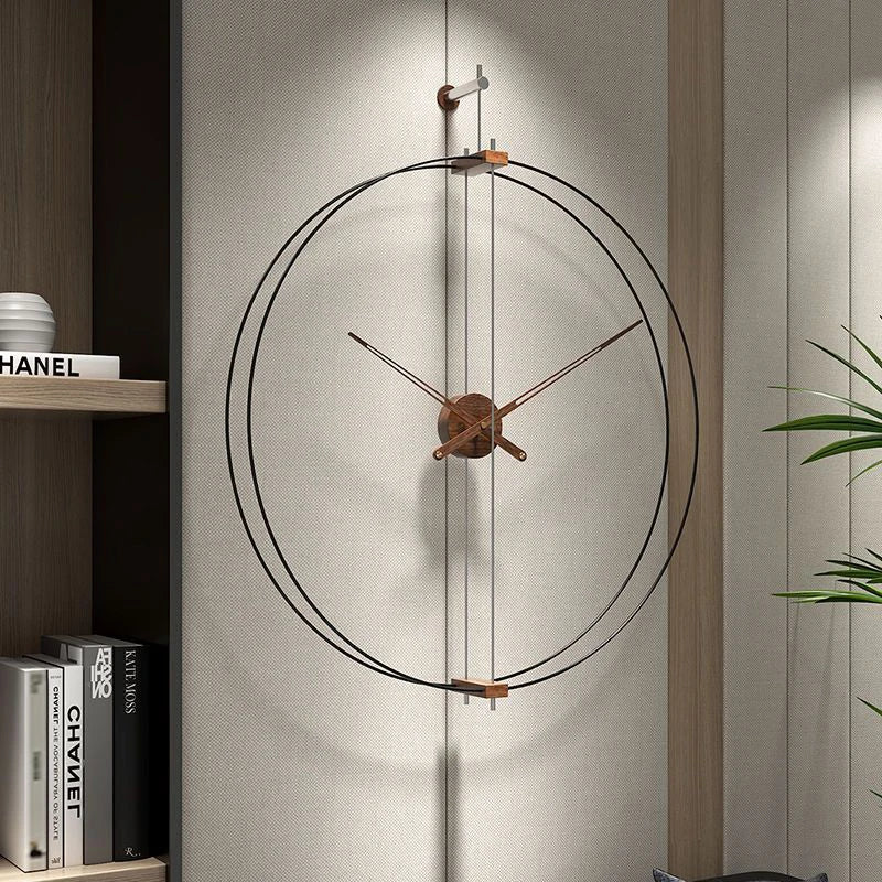 Large Nordic Modern Wall Clock – Silent Quartz Luxury Décor Decorative Wall Clock Axl