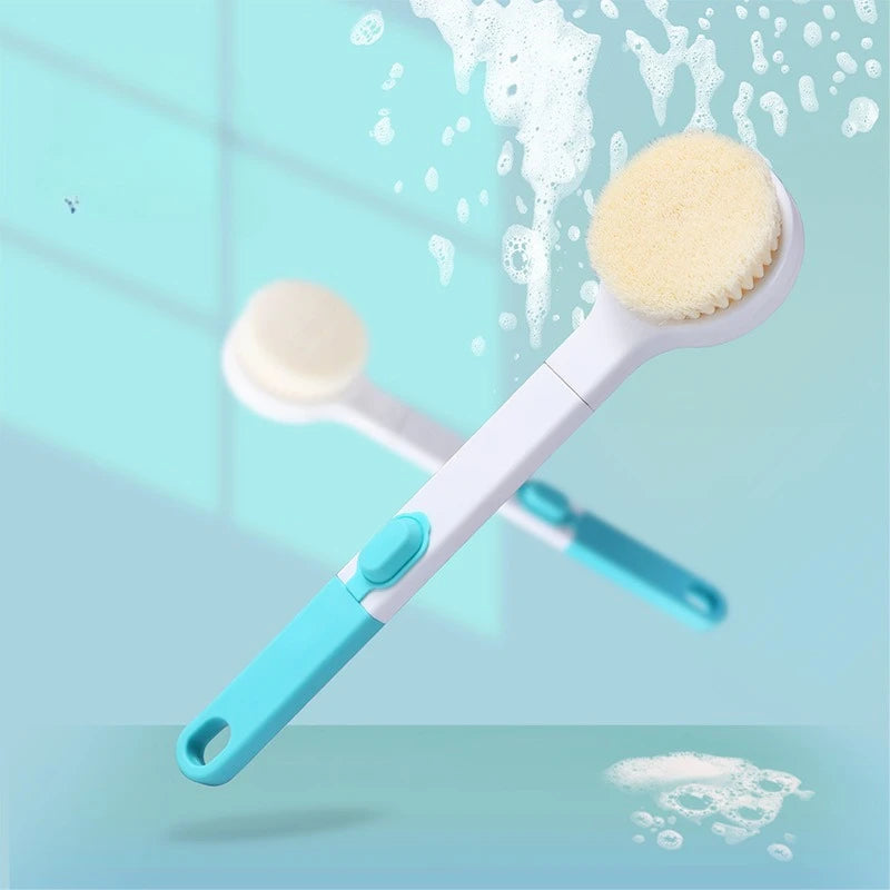 Silicone Bath Body Brush Long Handle Soft Back Scrubber Bath Body Brush Axl