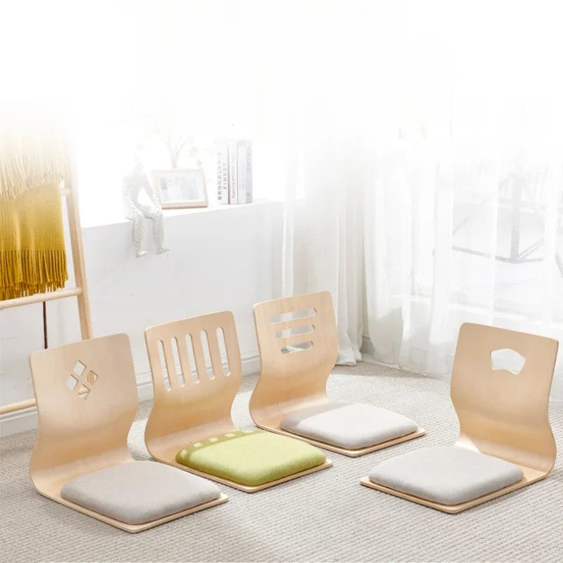 Japanese Zaisu Legless Floor Chair – Tatami Cushioned Seat Legless Floor Chair Axl