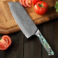 Handmade 67-Layer Damascus Steel Cleaver Knife | Kitchen Slicer Damascus Cleaver Knife Axl Cleaver Knife