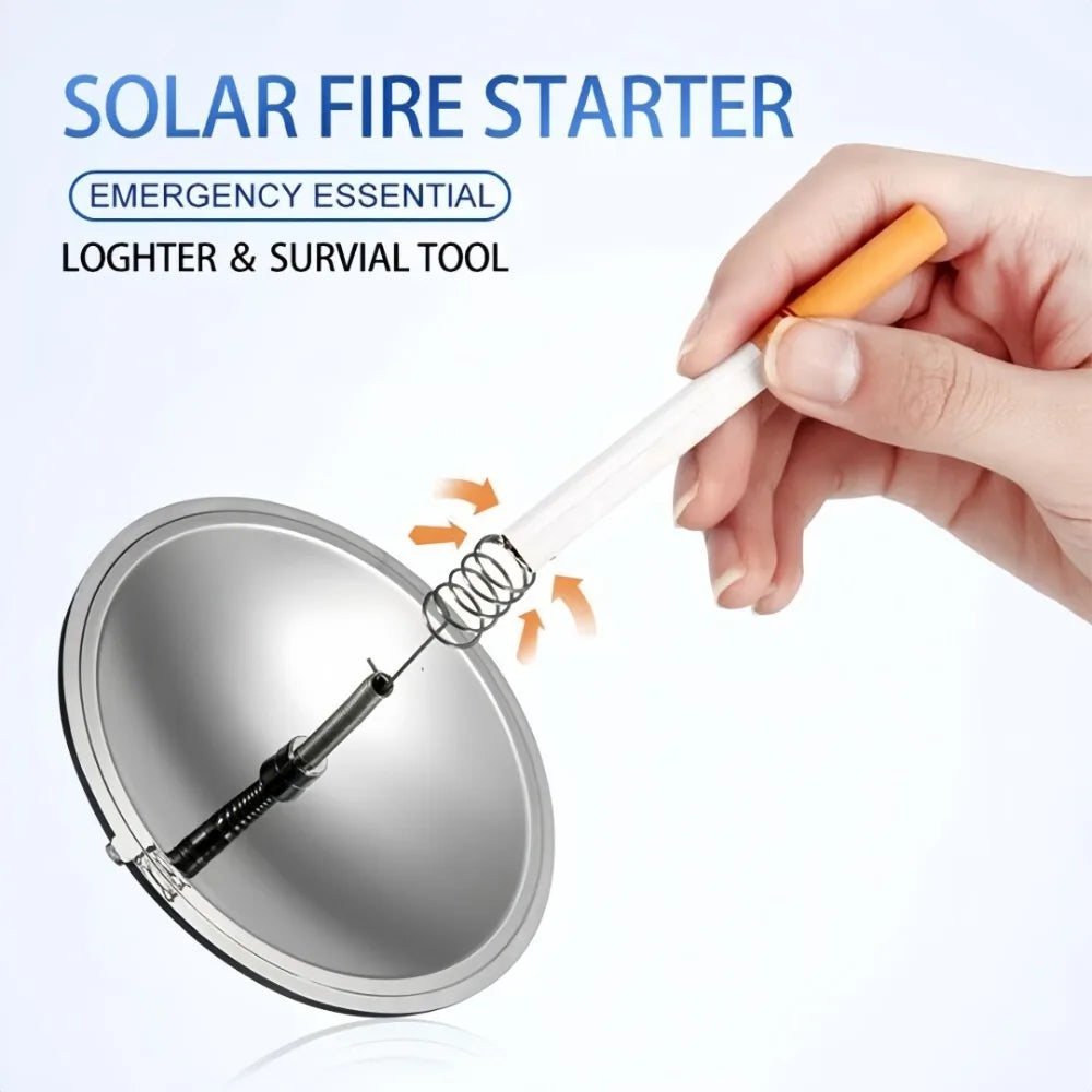 Solar Fire Starter – Windproof Waterproof Camping Igniter Solar Fire Starter Axl