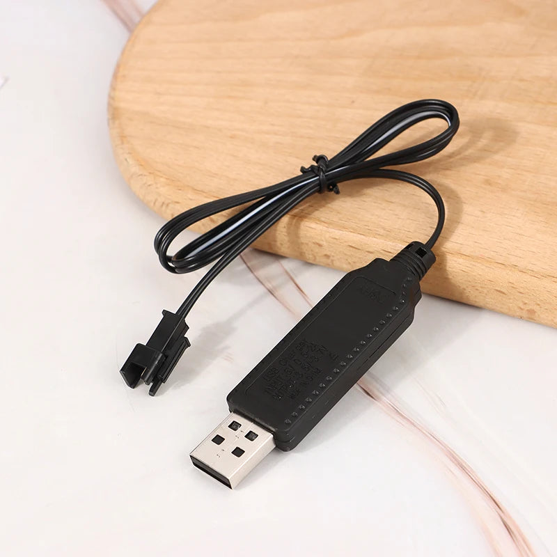 USB Charging Cable 3.7V SM-2P for RC Cars, Drones & Aircraft RC Battery Charger Cable Axl