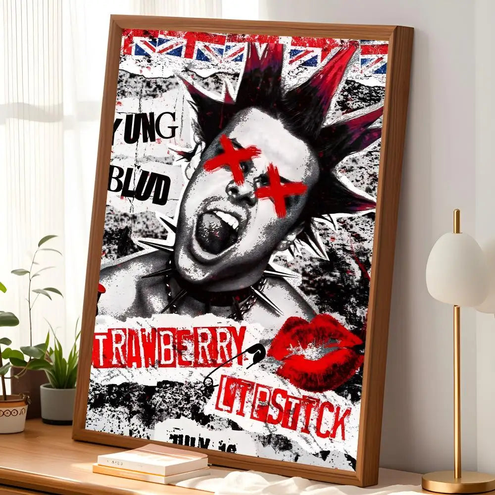 Yungblud HD PVC Self-Stick Wall Poster – Waterproof Decor Wall Art Poster Axl