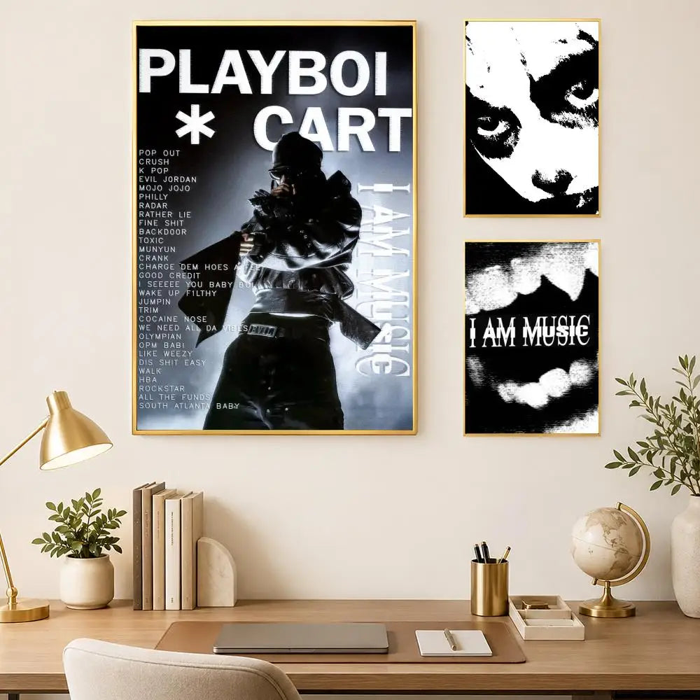 Playboi Carti Opium HD PVC Wall Poster – Peel & Stick Wall Art Poster Axl