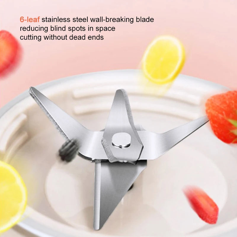 BALASHOV Portable Mini Electric Juicer Blender Cup 400ml Portable Juicer Blender Axl