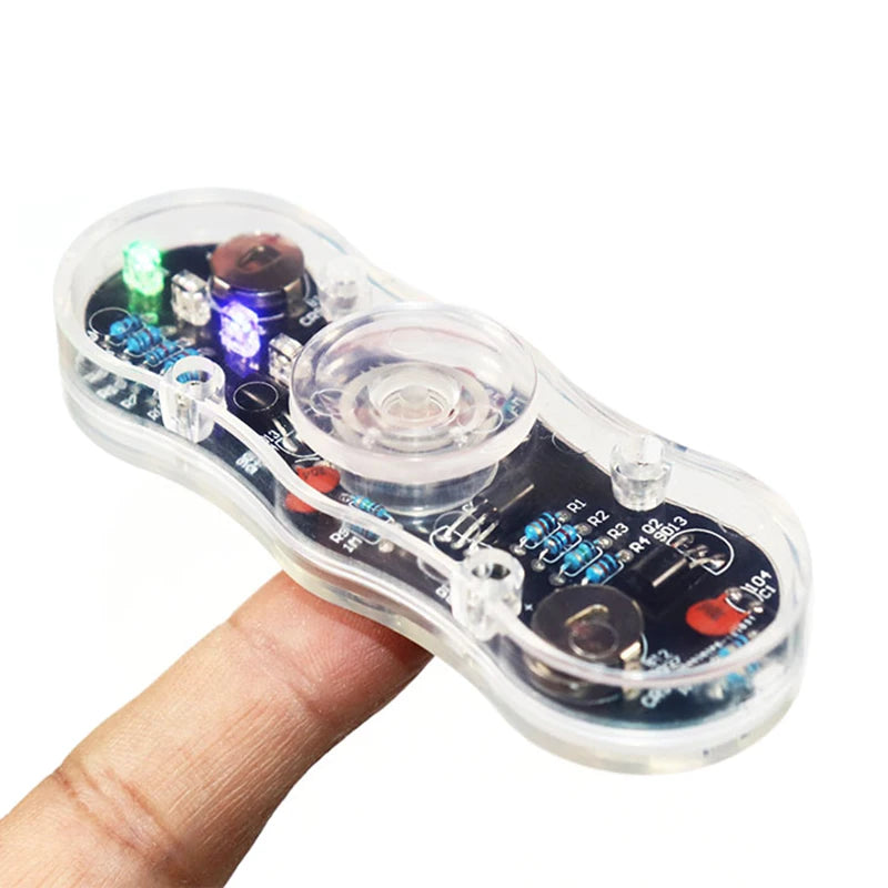 DIY LED POV Fidget Spinner SMD Soldering Kit – Gyro Light DIY Electronics Kit Axl