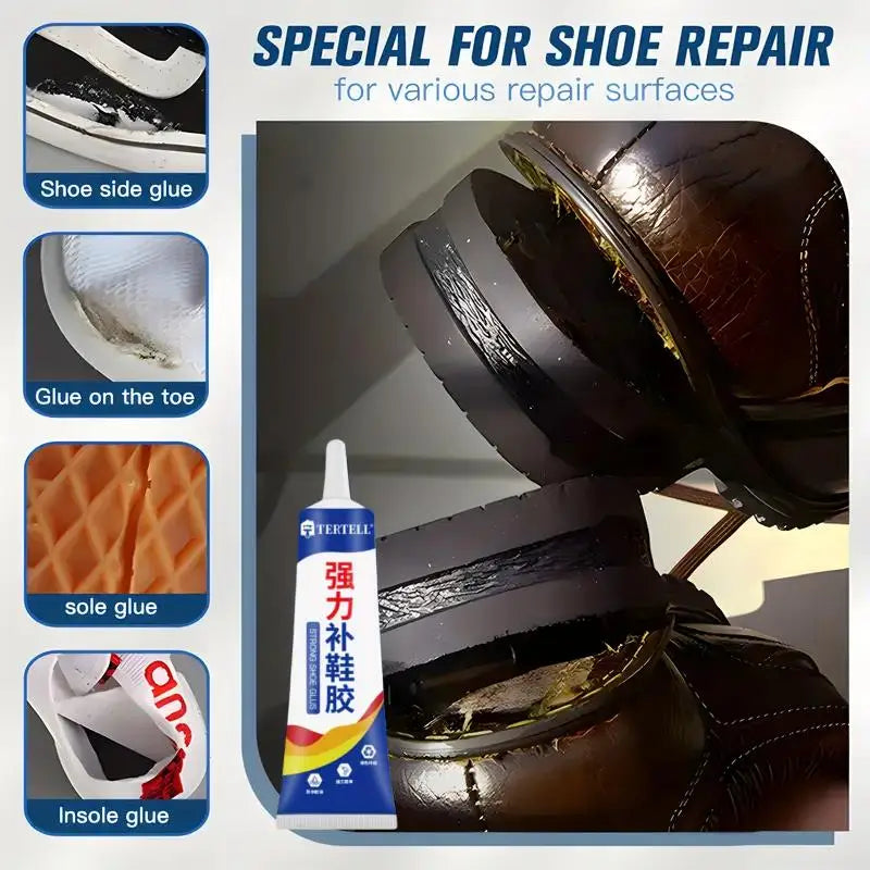 Professional Shoe Repair Glue 60ml – Strong Elastic Adhesive Shoe Repair Glue Axl