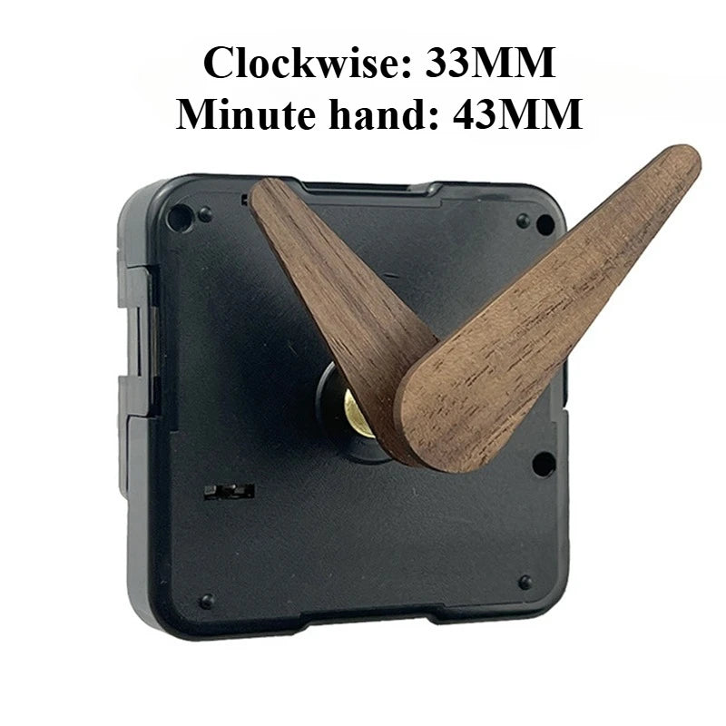 Silent Quartz Clock Movement DIY Kit – Minimalist Needle Hands Clock Movement Kit Axl Round Headed Pointer