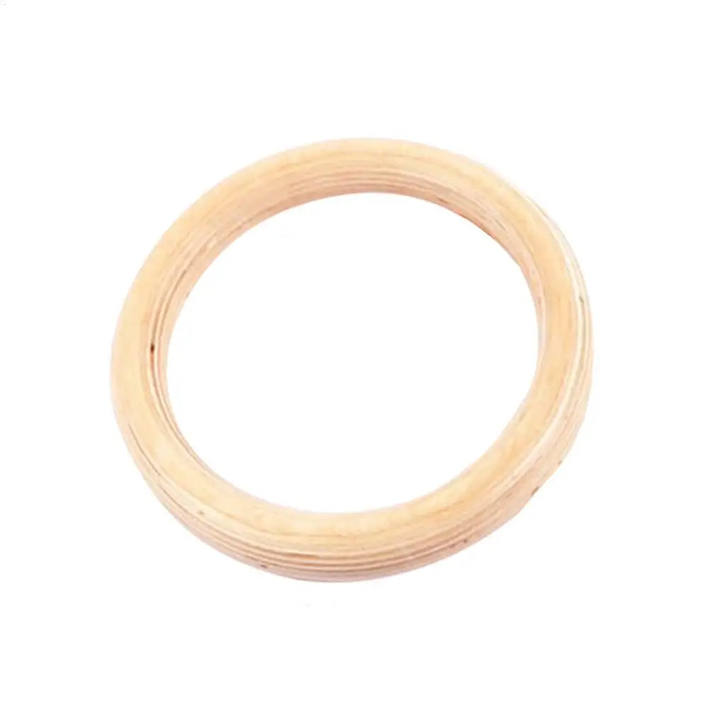 Birch Wood Pull Up Gymnastics Rings – Non-Slip Grip Training Gymnastics Training Rings Axl