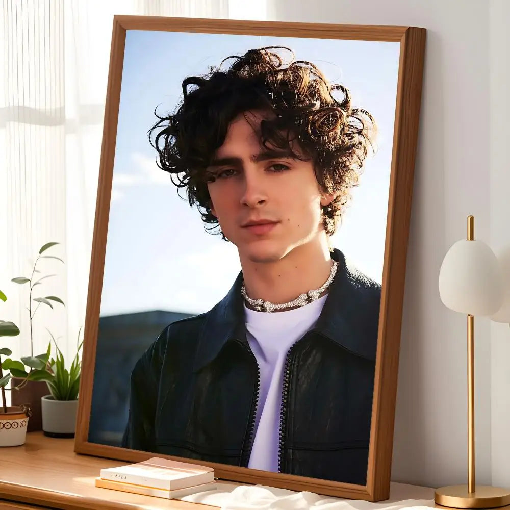 Timothée Chalamet HD Wall Poster – Self-Stick Waterproof Decor Wall Art Poster Axl