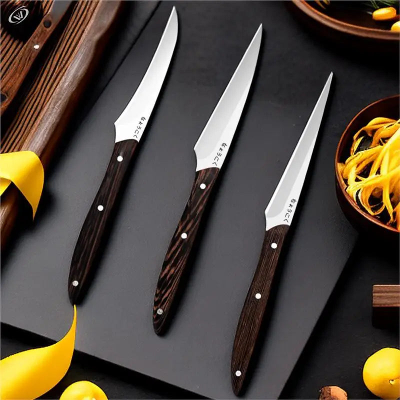 3-Piece Food Carving Knife Set | Sharp Stainless Steel Chef Kit Food Carving Knife Set Axl