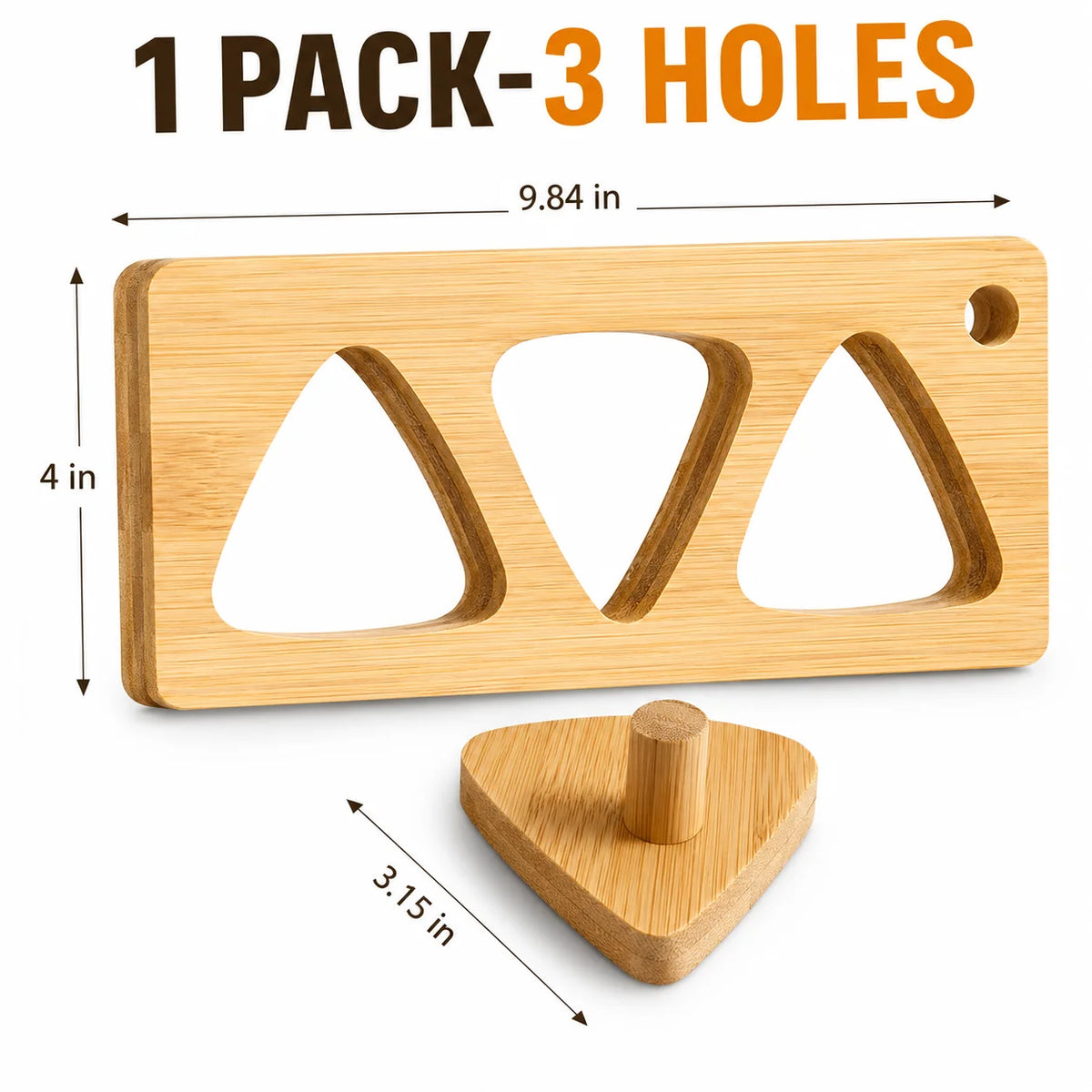 Wooden Onigiri Rice Ball Mold – Triangle Sushi Press Set Rice Ball Mold Axl 1 Pack-3 Holes