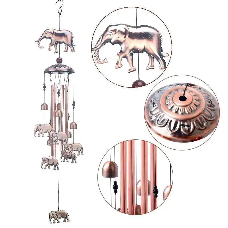 Metal Wind Chimes – Turtle, Butterfly & Dragonfly Garden Decor Garden Wind Chimes Axl A