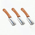 Ergonomic Vegetable Peeler – Stainless Steel Blade & Wood Handle Vegetable Peeler Axl 3 PCS