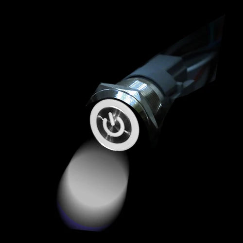 Metal LED Push Button Switch Waterproof 12–22MM | Self-Lock Push Button Switch Axl