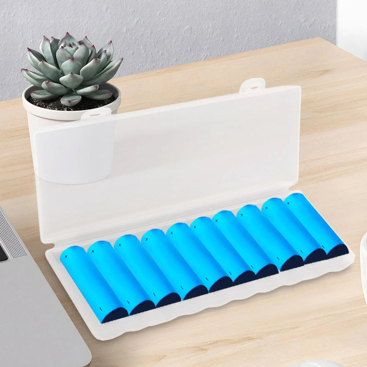 10-Cell 18650 Battery Organizer Storage Box | Protective Case Battery Storage Box Axl Default Title