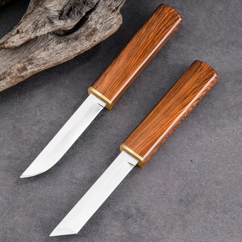 2-in-1 Double Blade Kitchen Knife – Cleaver & Utility Knife Combination Kitchen Knife Axl