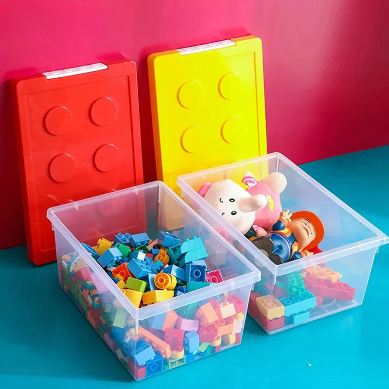 Plastic Kids Storage Box – Toy & Building Block Organizer Plastic Storage Box Axl