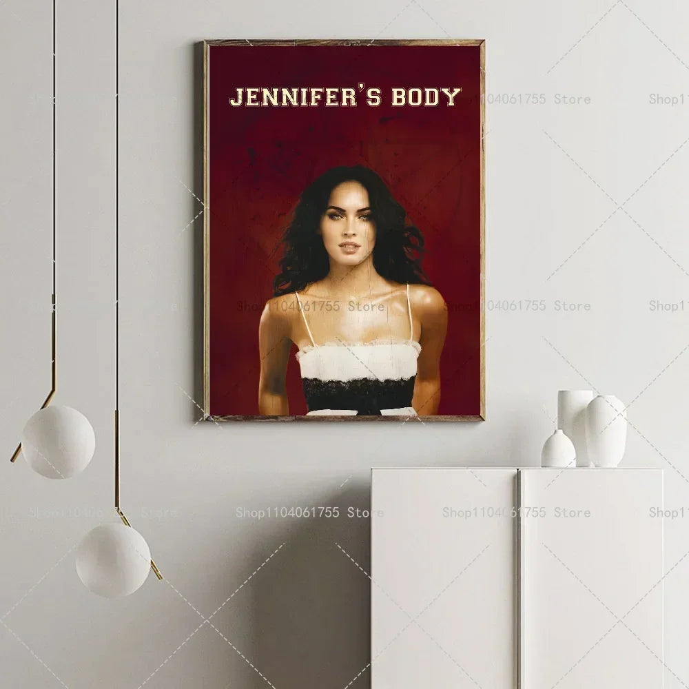 Jennifer's Body Horror Movie Poster – Waterproof Wall Art Sticker Movie Wall Poster Axl