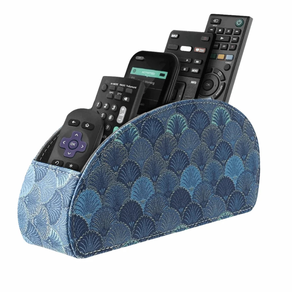 PU Leather Remote Control Holder & Desk Organizer Box Desk Organizer Box Axl Style-L