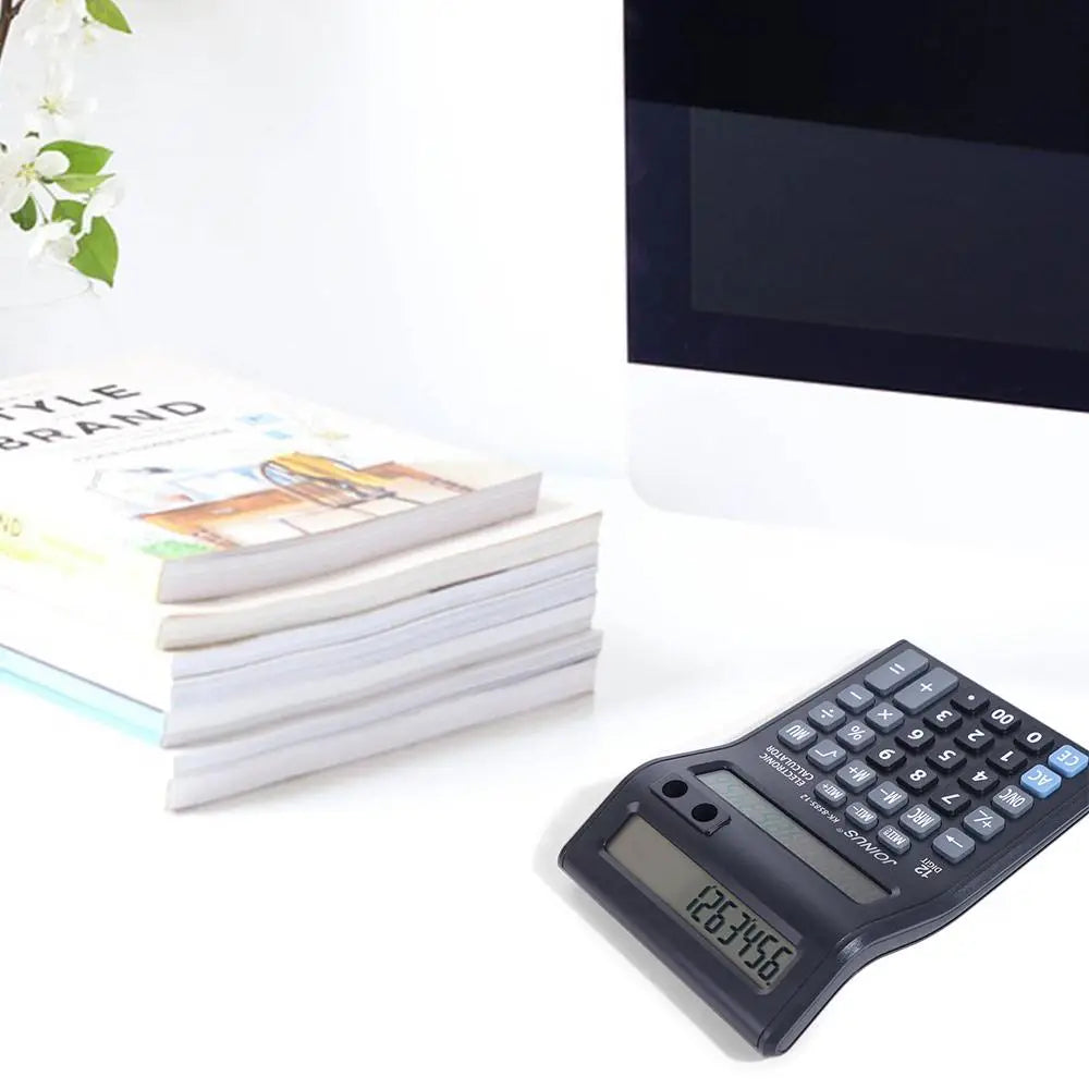 12-Digit Dual Screen Finance Calculator – Battery Powered Finance Calculator Axl