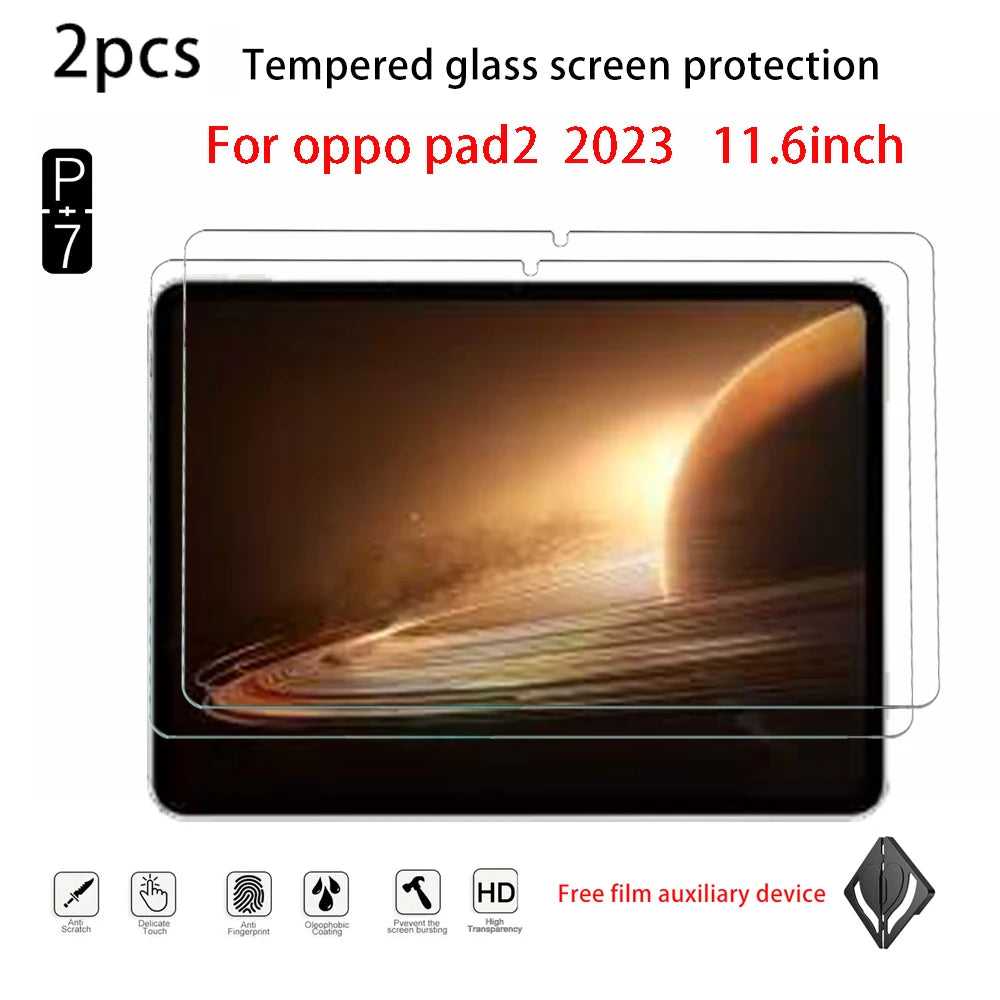 2-Pack Tempered Glass Screen Protector OPPO Pad 4 Pro & OnePlus Pad 3 13.2" Tablet Screen Protector Axl For oneplus pad2pro