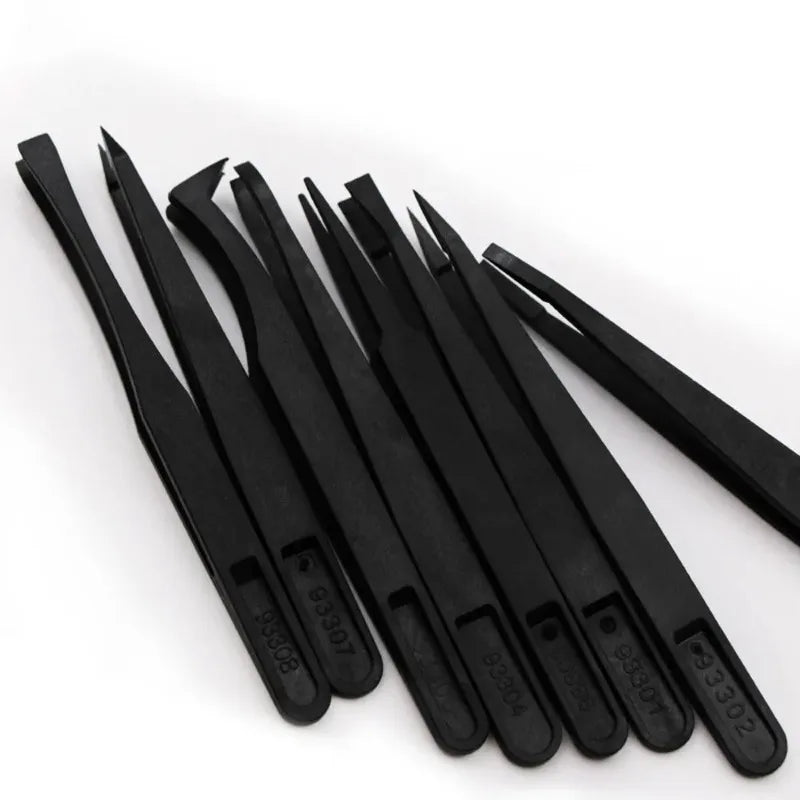 Anti-Static Precision Tweezers Set – Electronics & Jewelry 6 Pc Precision Tweezers Set Axl